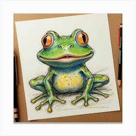 Frog! 19 Canvas Print