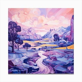 'River Valley' Canvas Print