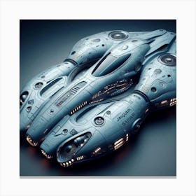 Futuristic Spaceship 1 Canvas Print