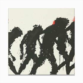 Evolution Of Man Canvas Print