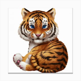 Tiger Cub 4 Canvas Print