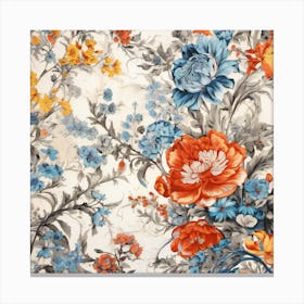 Floral Pattern Canvas Print