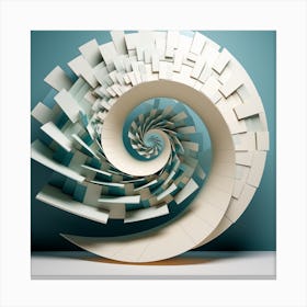 Spiral Art Canvas Print