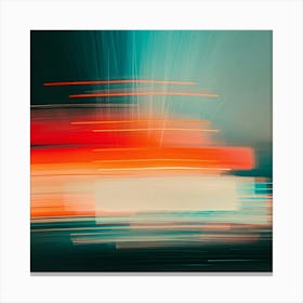 Abstract Motion Blur Canvas Print