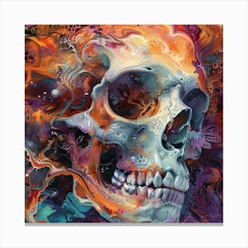 Skull Painting 16 Canvas Print