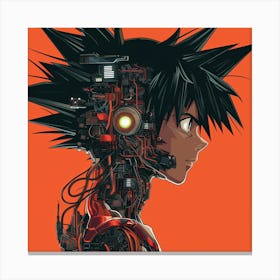 Robot Boy Canvas Print