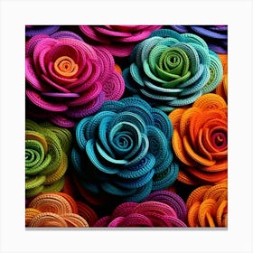 Colorful Roses 18 Canvas Print