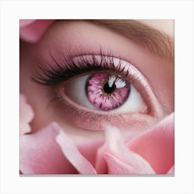 Pink Eye Canvas Print