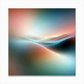 Abstract Light Painting Canvas Print