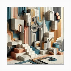 Abstract 3d Canvas Print