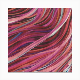 Abstract Wavy Lines Canvas Print