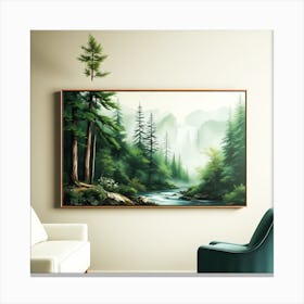 Yosemite Forest Canvas Print