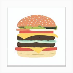 Hamburger 6 Canvas Print