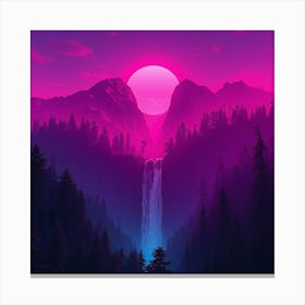 Psychedelic Forest Canvas Print