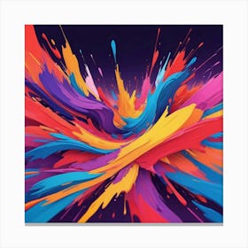 Abstract Painting 25 Canvas Print