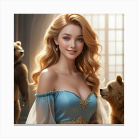 Beauty And The Beast 57 Canvas Print