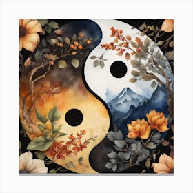 Yin Yang Canvas Print