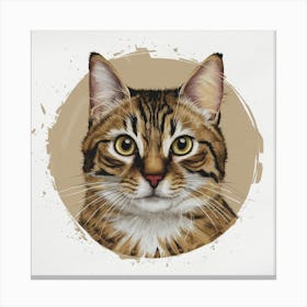 Tabby Cat 1 Canvas Print