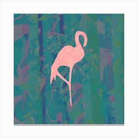 Flamingo of a Feather Canvas Print