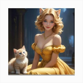 Beauty And The Beast 44 Canvas Print