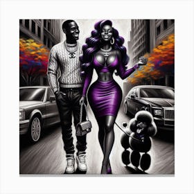 Man And A Woman Canvas Print