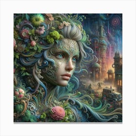 Flora And Fauna Canvas Print