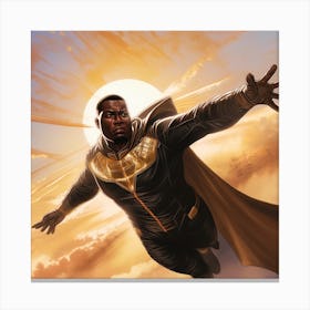 BlackSuperman Canvas Print