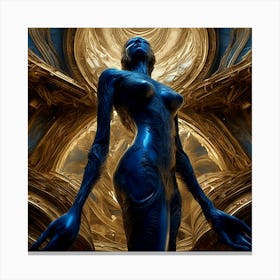 Kiss Me Wonder The Blue Sky Sf Intricate Artwork Masterpiece Ominous Matte Painting Movie Poster Canvas Print