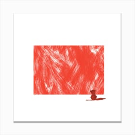 Red Painting Canvas Print