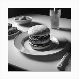 Burger Canvas Print