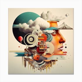 Abstract And Surreal Art Series By Csaba Fikker 016 Canvas Print