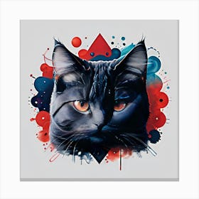 Black Cat 1 Canvas Print