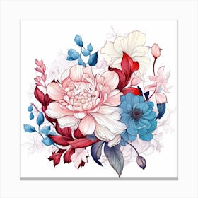 Floral Painting Canvas Print