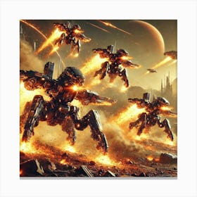 Phoenix Strikers Shock Cavalry Canvas Print