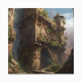 Fantasy Castle 79 Canvas Print