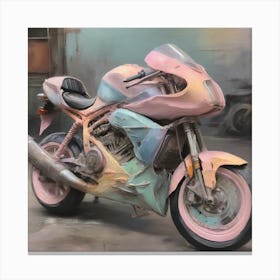 A motorcycle 5 Canvas Print