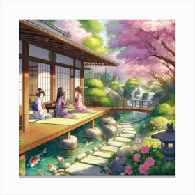 Japanese Garden 9 Canvas Print