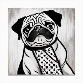 Pug Dog2 Canvas Print