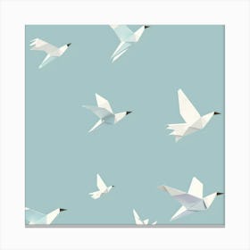 Origami Birds 5 Canvas Print