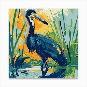 Blue Heron Canvas Print