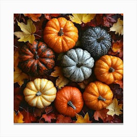 The Pumpkin Harvest 4 Canvas Print