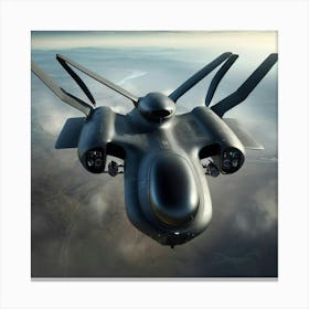 A High Tech Aerial Surveillance Vehicle Designed F Canvas Print