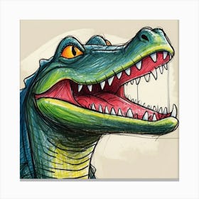 Alligator 7 Canvas Print