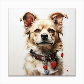 Dog (Loyal Friend) Canvas Print