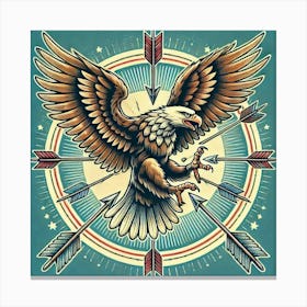 Tattoo Eagle 4 Canvas Print