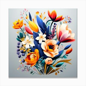 Floral Bouquet Canvas Print