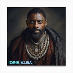Idris Elba 4 Canvas Print