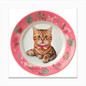 Tabby Cat Canvas Print