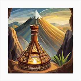 Sisha in the Mountain Canvas Print