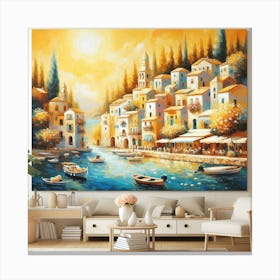 Rome By The Sea Canvas Print